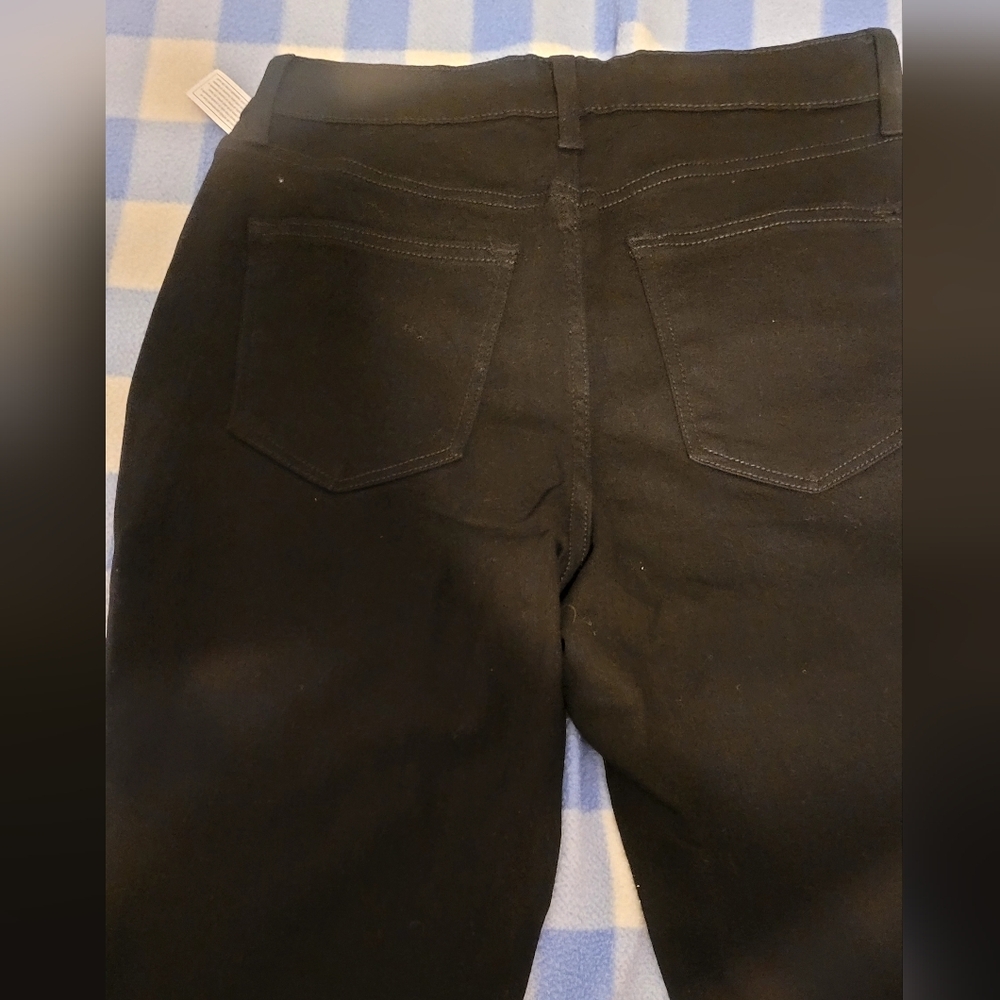 NWT High Rise Black Skinny Jeans With Stretch Ladies Size 8 - Picture 4 of 7